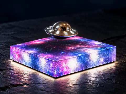 Soft white light on a stone surface